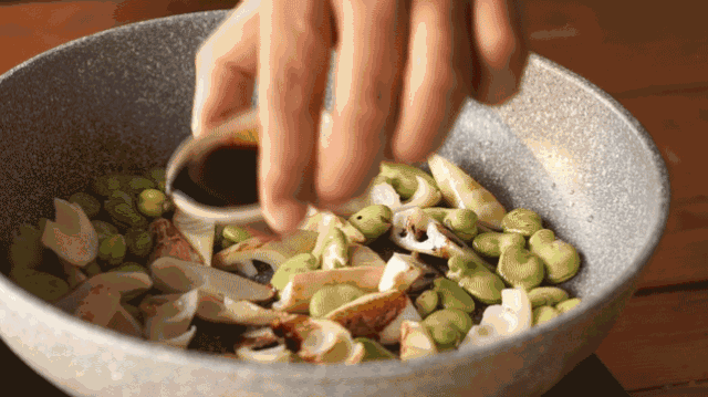 蚕豆,春笋,生姜