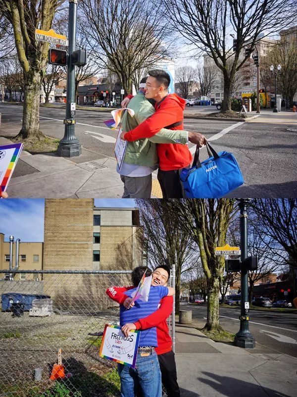 街头拥抱,每一次都是小型出柜现场