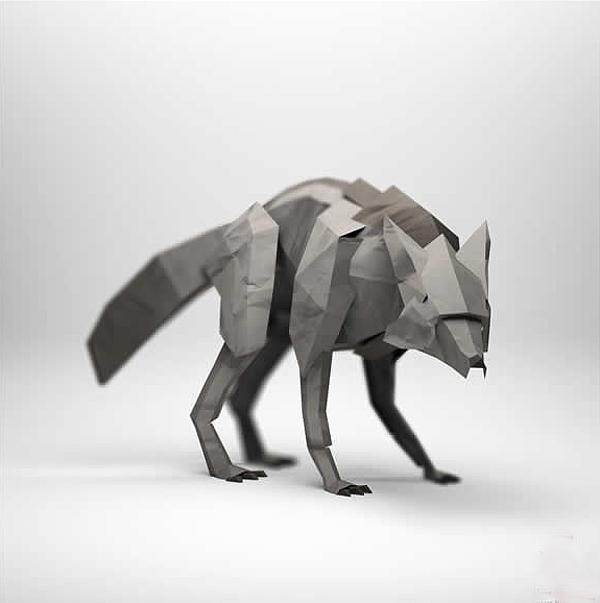 如此逼真的折纸动物