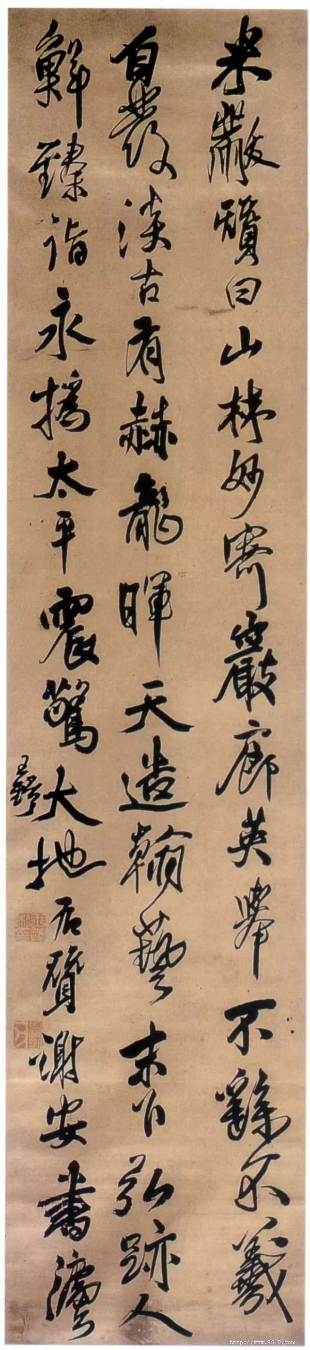 王铎行草书法,幅幅看到爽!