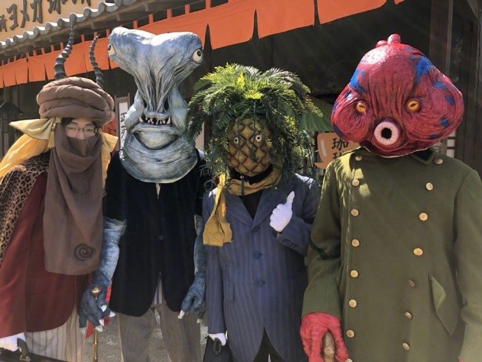 天人出场 《银魂》真人电影公布片场照