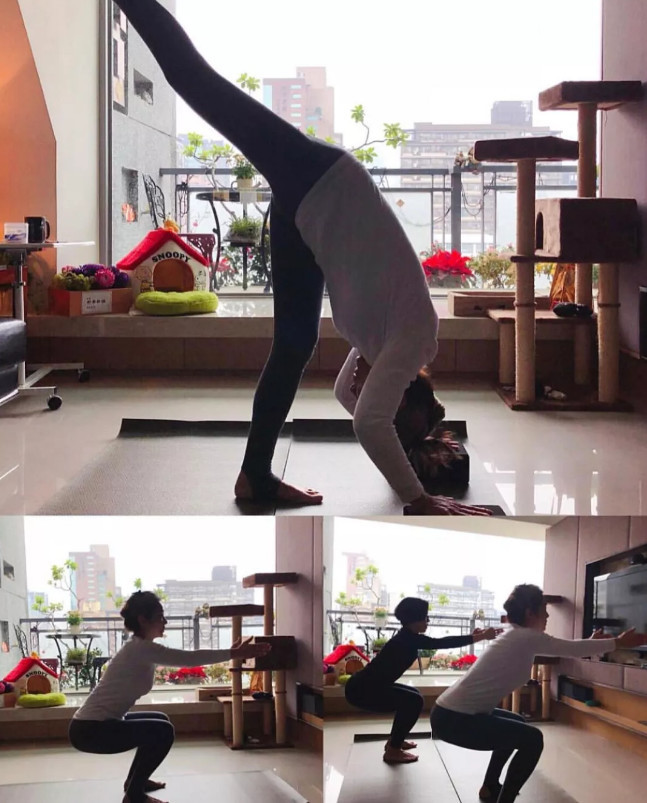 "台湾最美欧巴桑"穿短裙秀美腿,颜值不输林心如,猜猜她几岁!