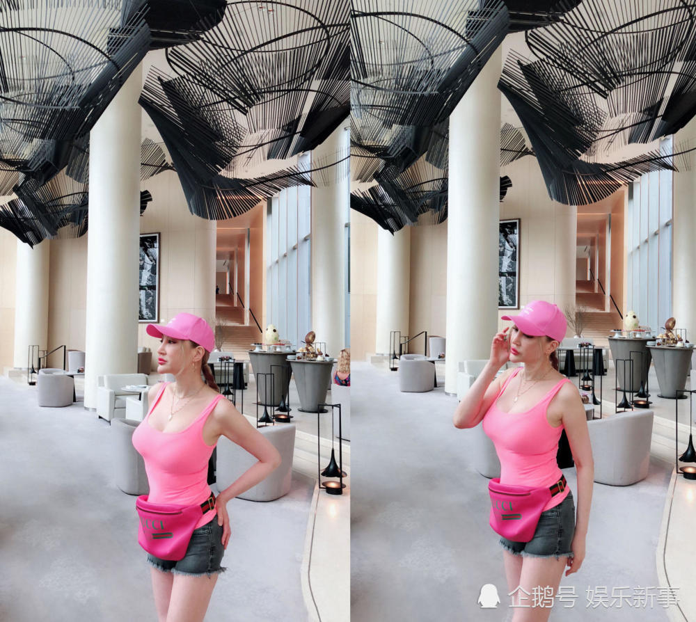 一代名媛薛芷伦晒旅游照,蛇精脸抢镜身材超火辣