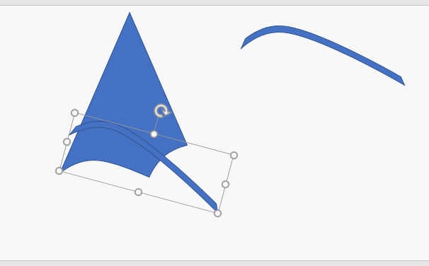 总结:总算画出来了,曲线线条不能直接参与拆分,所以利用图形位移自创