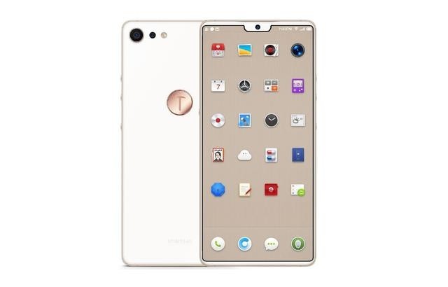 锤子t3手机型号首次曝光 小刘海设计无缘屏下指纹