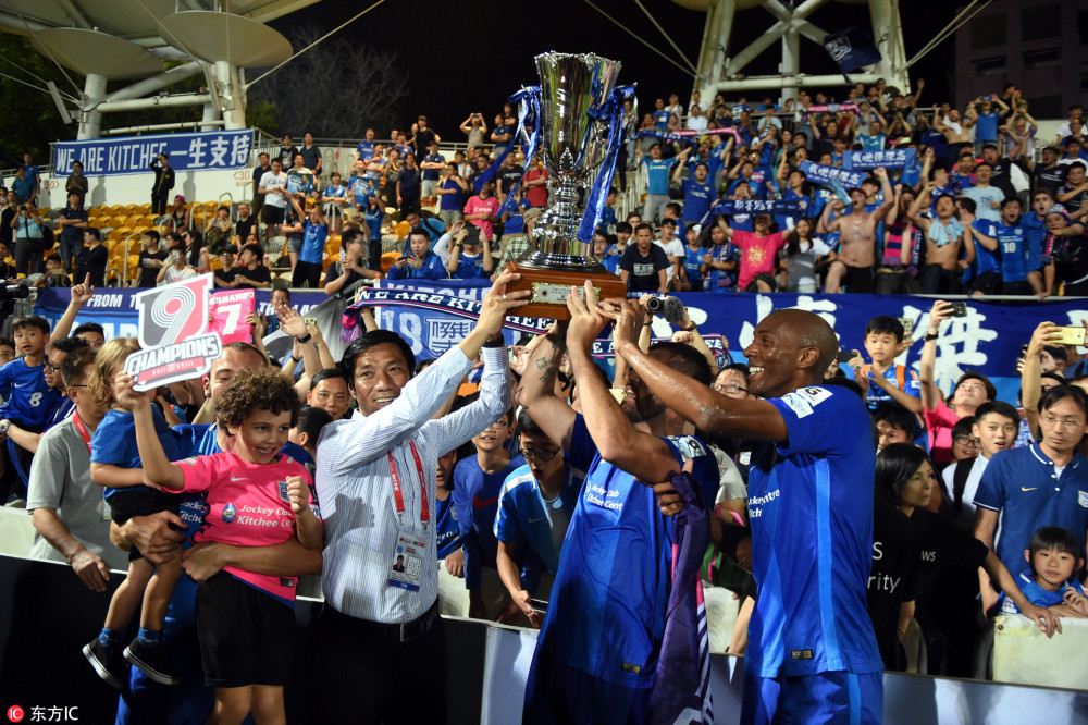 2018香港超级足球联赛:香港志杰队战胜香港飞马队提前封王
