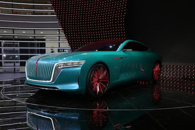 红旗e境gtconcept亮相科技感十足