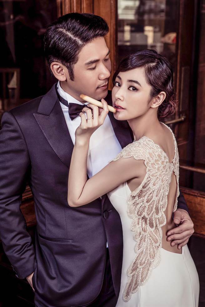 台湾女星陈怡蓉宣布怀孕五个月,拍戏摔倒差点