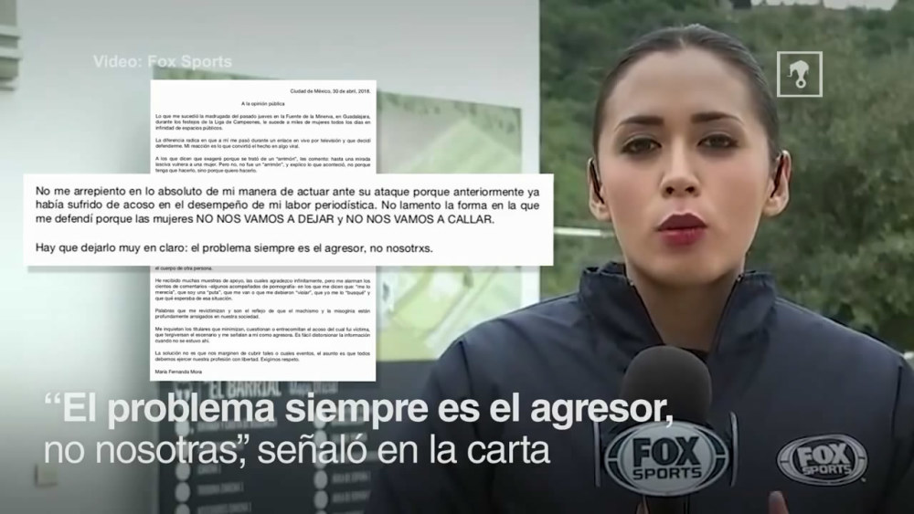 美女记者直播时遭遇性骚扰,抡起话筒就砸了过