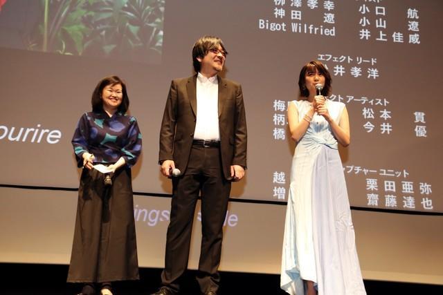 细田守与上白石萌歌出席《未来的未来》戛纳上映会