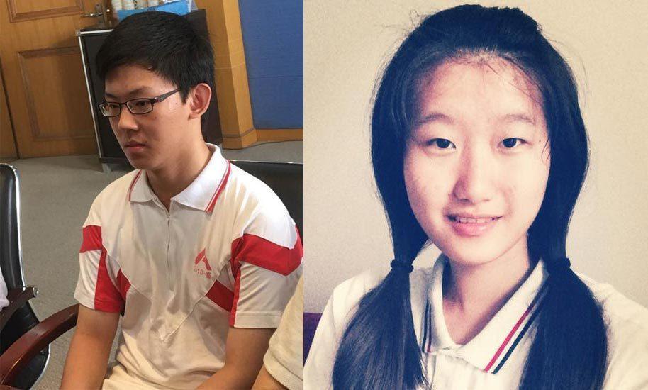 左图为四川理科状元谢畅;右图为四川文科状元刘代蕾.