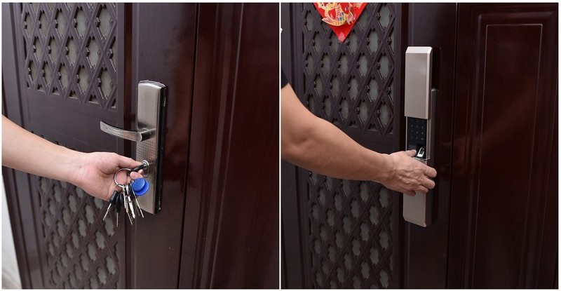 无钥匙开门新体验斑点猫w300物联网智能门锁