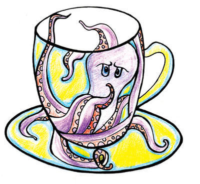 餐桌文化大放送画笔世界下面的创意杯子