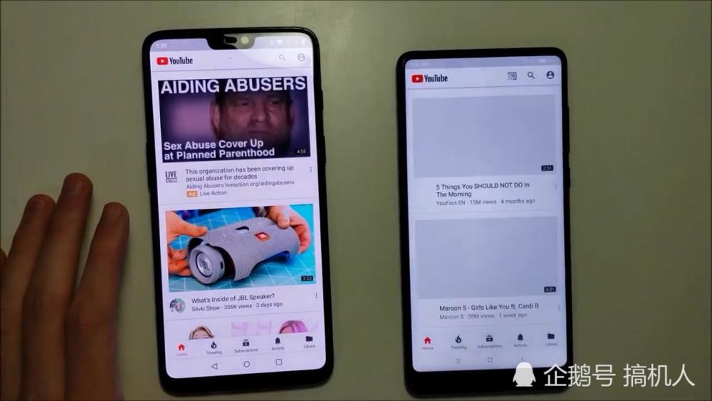 老外拿小米Mix2S与一加手机6测试速度:差距有