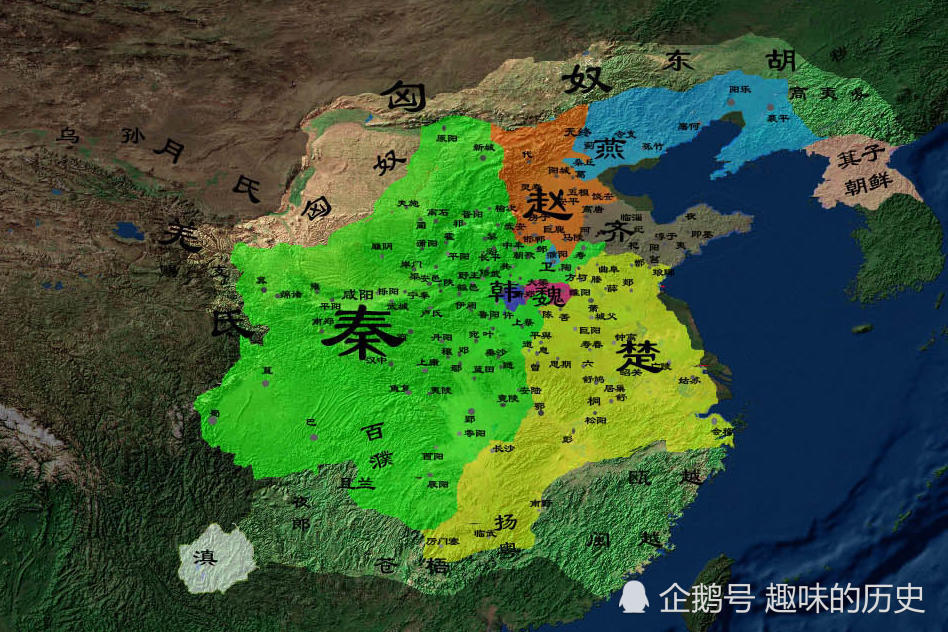 秦灭六国的先后顺序,为什么会是韩赵魏楚