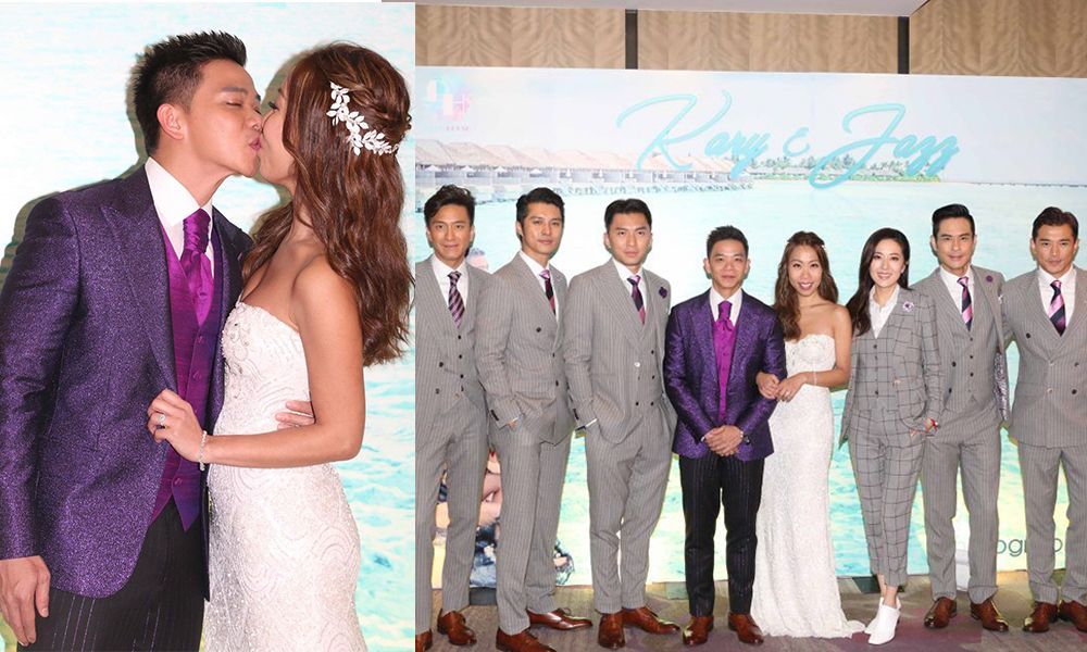 4月初,林子善和相恋多年的爱人董佩欣步入婚姻殿堂,宴开63席,除了