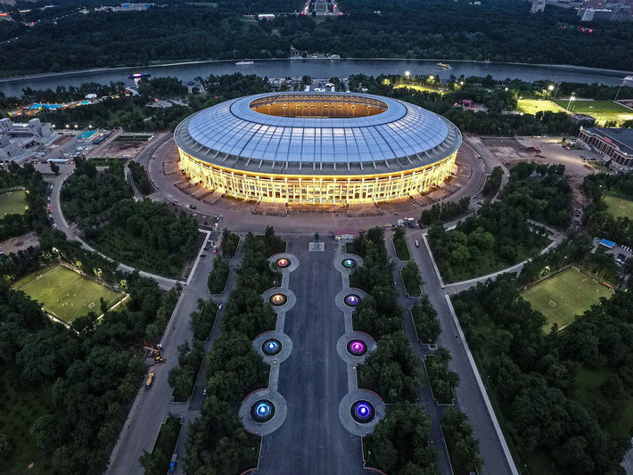 2018世界杯开幕式,男神女神同台,罗纳尔多现身