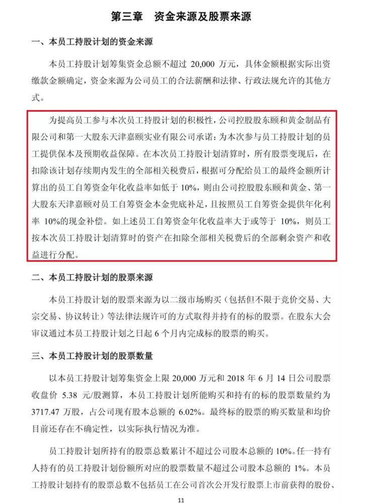 不仅保本还承诺年化收益 上市公司员工持股计