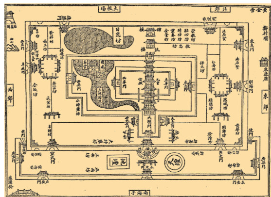 寻找老北京地图板块,打开帝都时代的古城奥秘