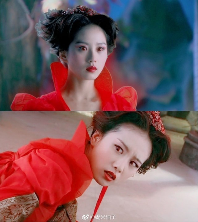 刘诗诗21个古装红衣造型,龙葵若曦谈允贤,哪个