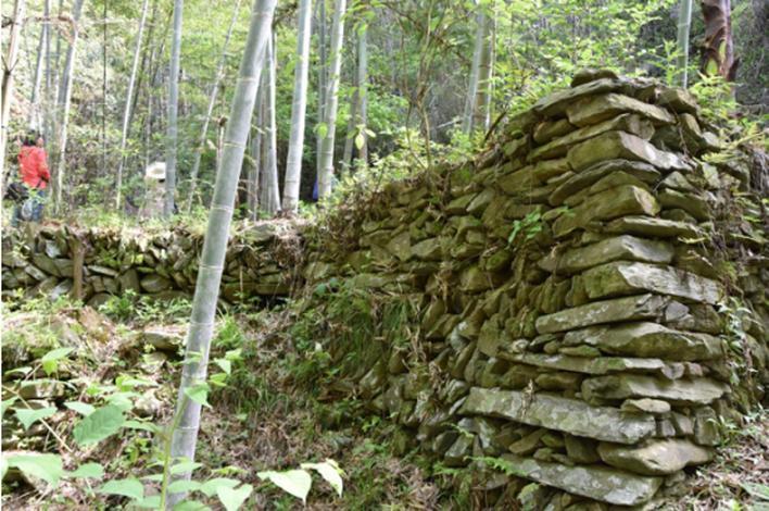 所在壁山村共发现古屋坪居址8处,这些老屋坪居址都建在垒砌的石磡上