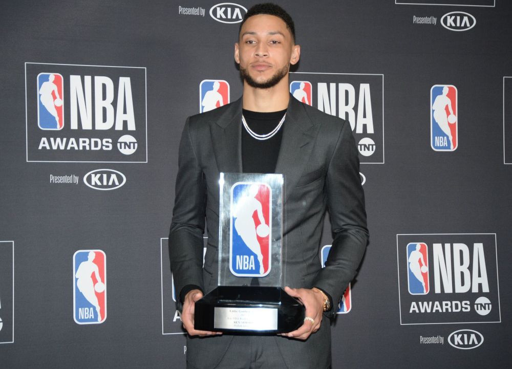 nba颁奖礼获奖名单哈登荣膺mvp西蒙斯最佳新秀