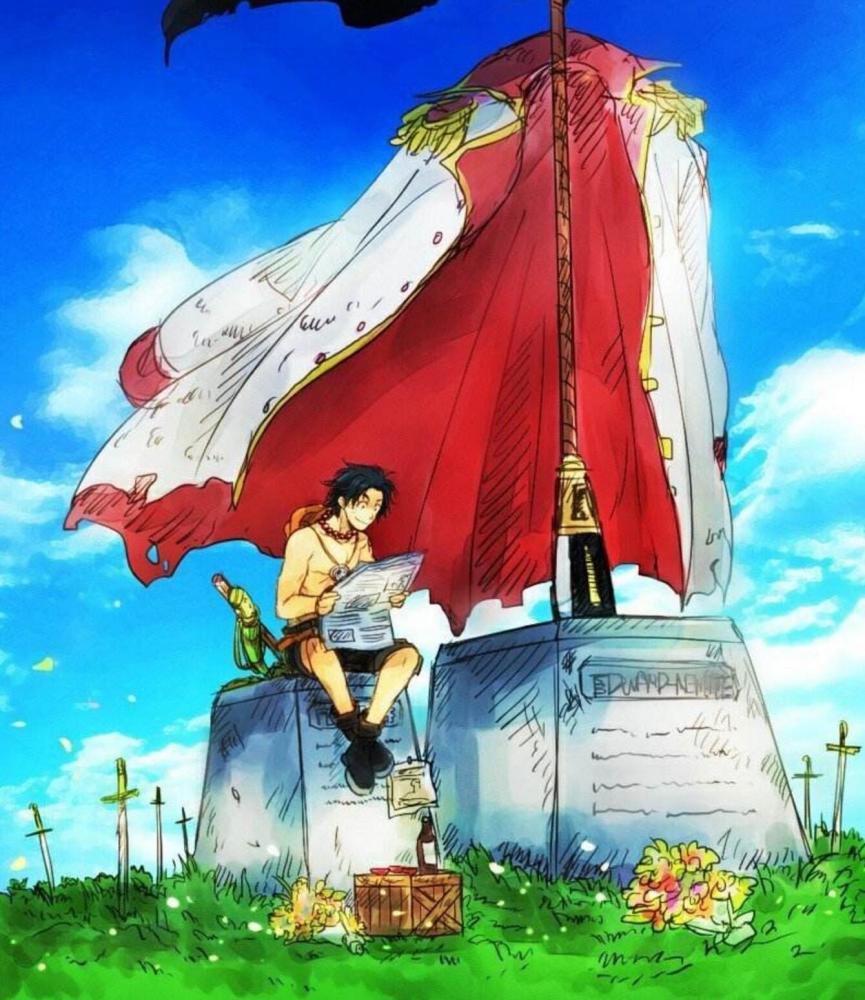 顶上战争卡普怎样做都救不了艾斯,为了尾田艾斯走了