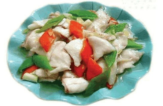 味道鲜美的一道营养又开胃家常菜:青椒炒鱼片