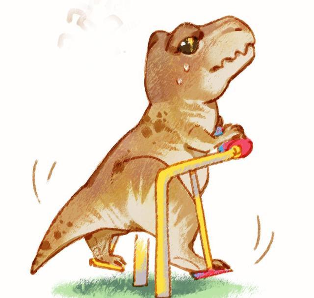 侏罗纪世界2搞笑卡通霸王龙手短好囧网友棘龙好棒