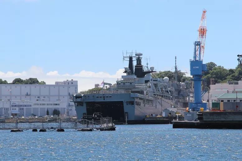 英国皇家海军又尴尬,"自由航行"编队旗舰在日本进厂维修