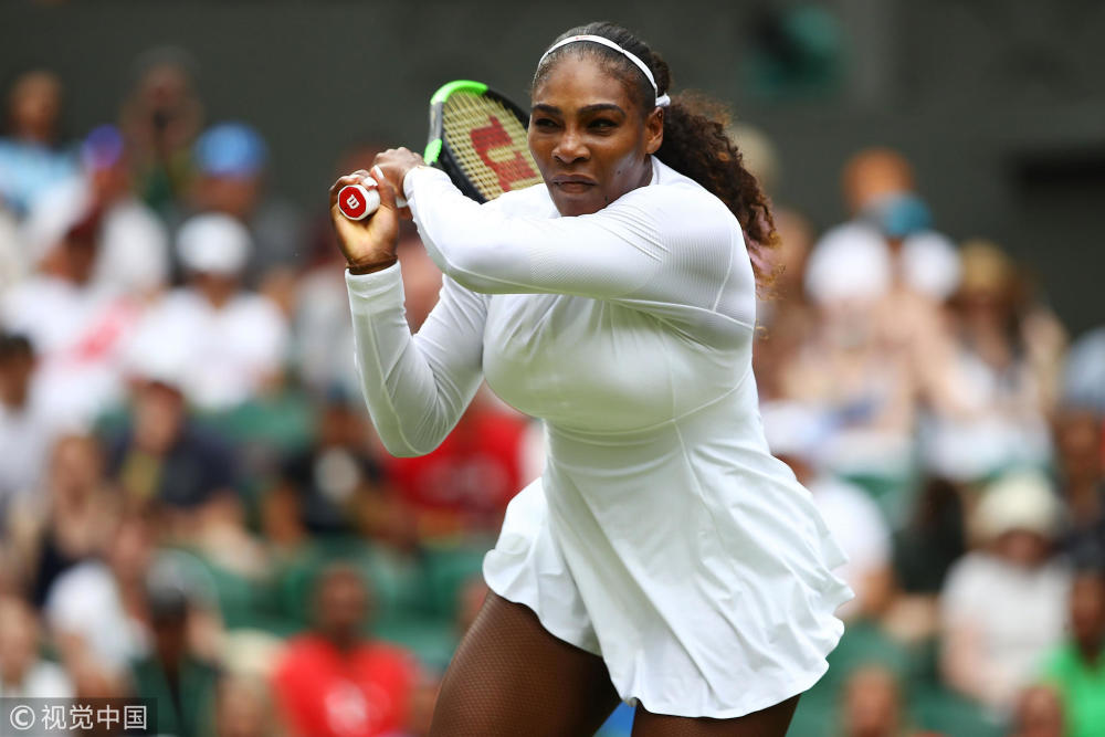 小威20轻取托莫娃职业生涯第18次跻身温网32强