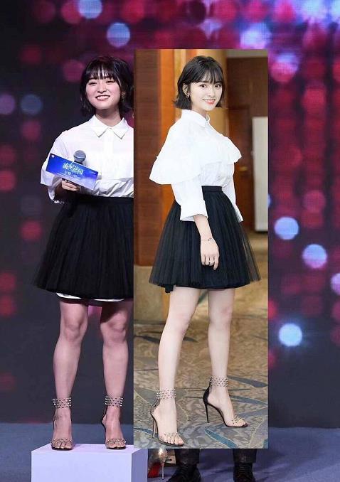 沈月参加天天向上,腿被吐槽又粗又短,还没大张伟的腿好看