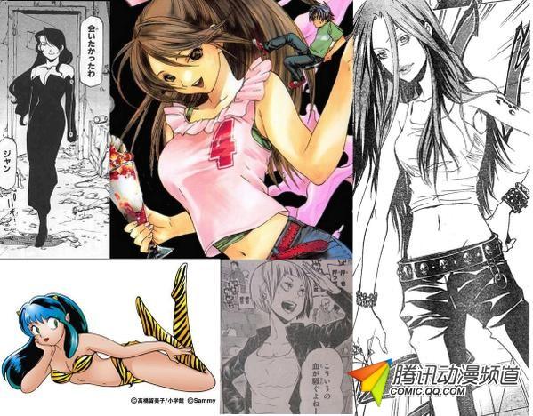 男女漫画家绘制的不同胸部 漫画家 胸部