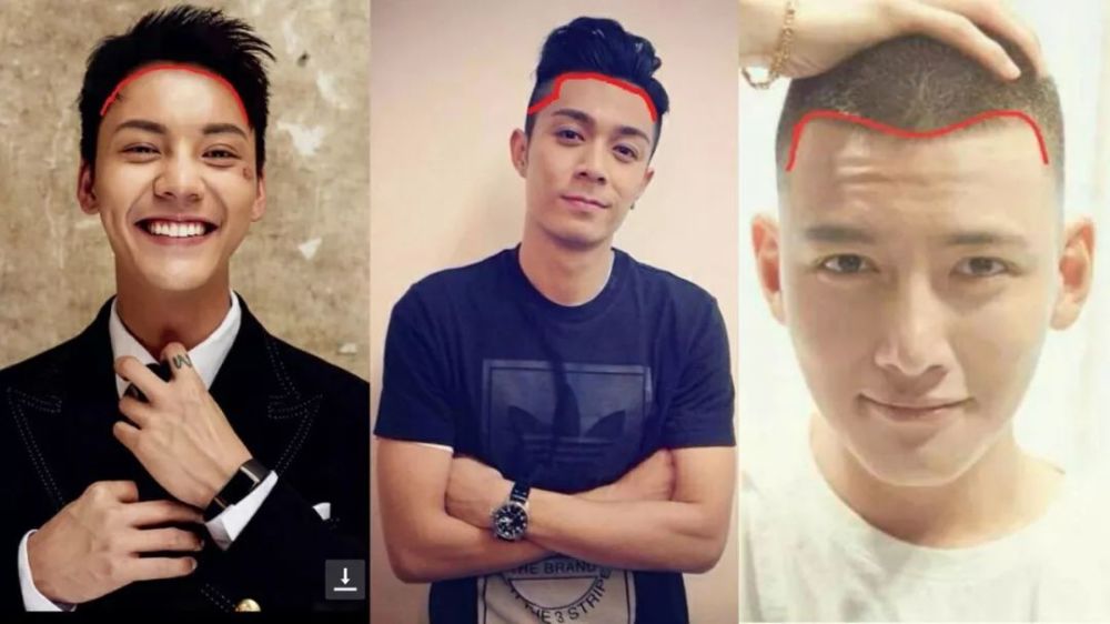 这种露额头比较饱满,显得五官端正.