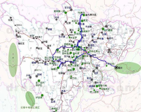 用三張圖告訴你來四川旅遊去哪兒耍,吃啥子,喜歡旅遊的驢友參考