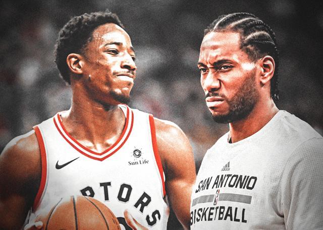 马刺猛龙四人交易 伦纳德&德罗赞互换东家