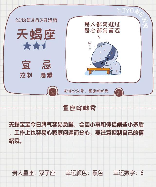 8月3日星座运势来袭 哪些星座好运爆棚 腾讯网