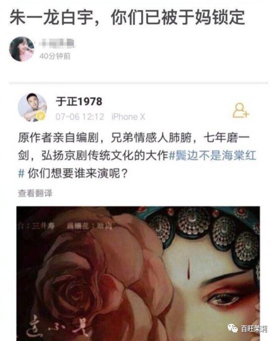 diss杨幂林心如,狂坑杨蓉朱一龙,于正才是戏精