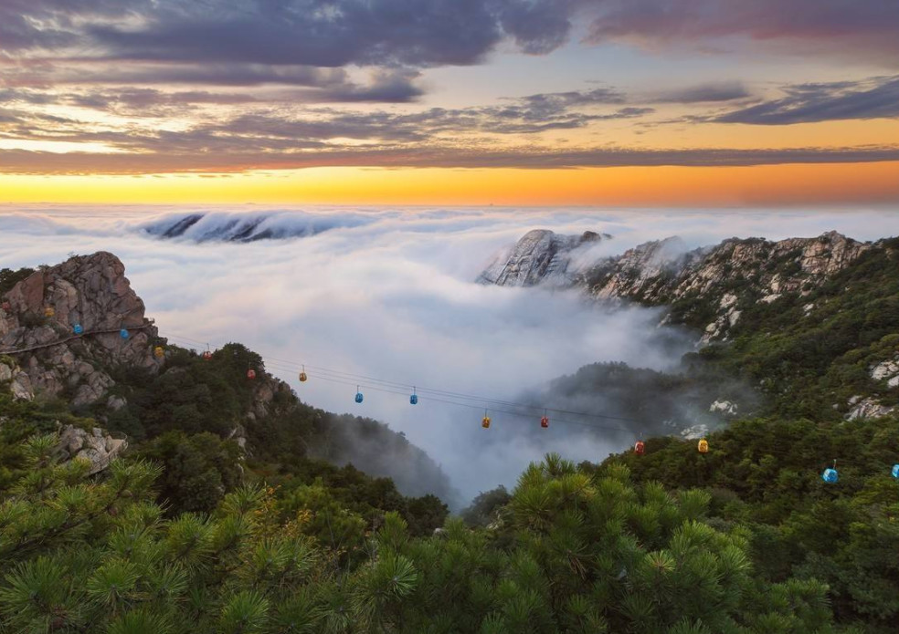 中国唯一跨两个地级市的5A景区,要看完全景,光