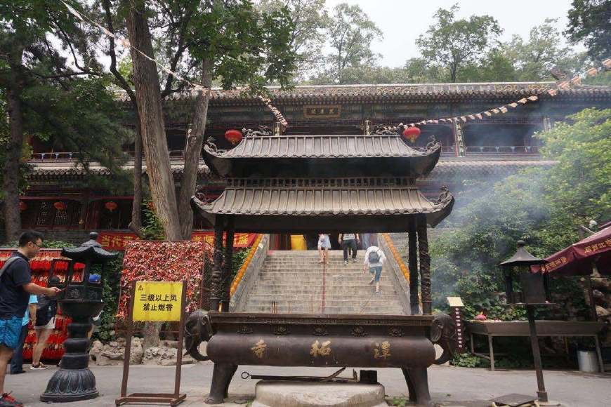 潭柘寺,寺廟,中國,武警,唐武宗