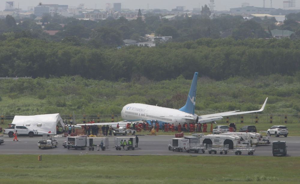 厦航客机菲律宾机场冲出跑道 机场将向厦航收费至少1500万