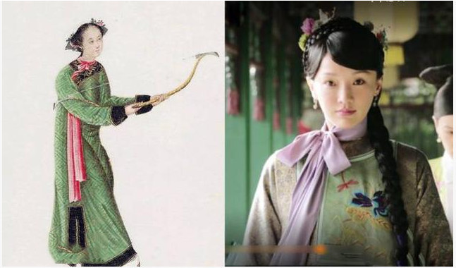周迅《如懿传》蝴蝶结造型太雷人,实为百分百还原清朝画册