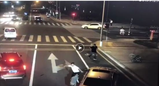 江苏昆山街头砍人案最新正面角度视频曝光!死
