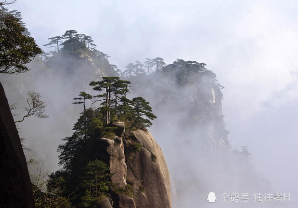 轻雾飘渺,仙风神韵,浑然天成的中国水墨山水画