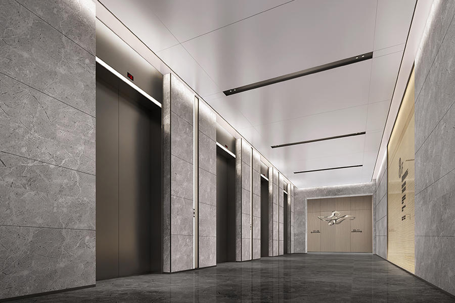 电梯间效果图