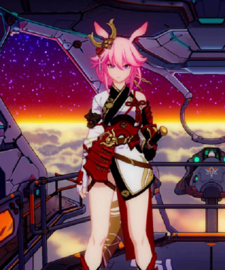 女装大佬cos《崩坏3》真炎幸魂,长腿细腰,让你难辨性别!