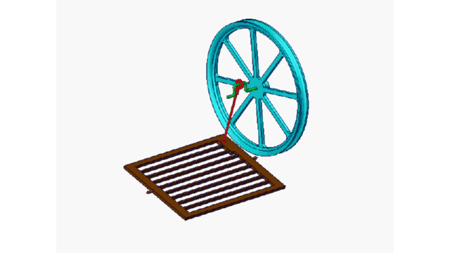 ▼离合手柄此机构为一款弹簧夹定位机构设计模型图,该装置由支