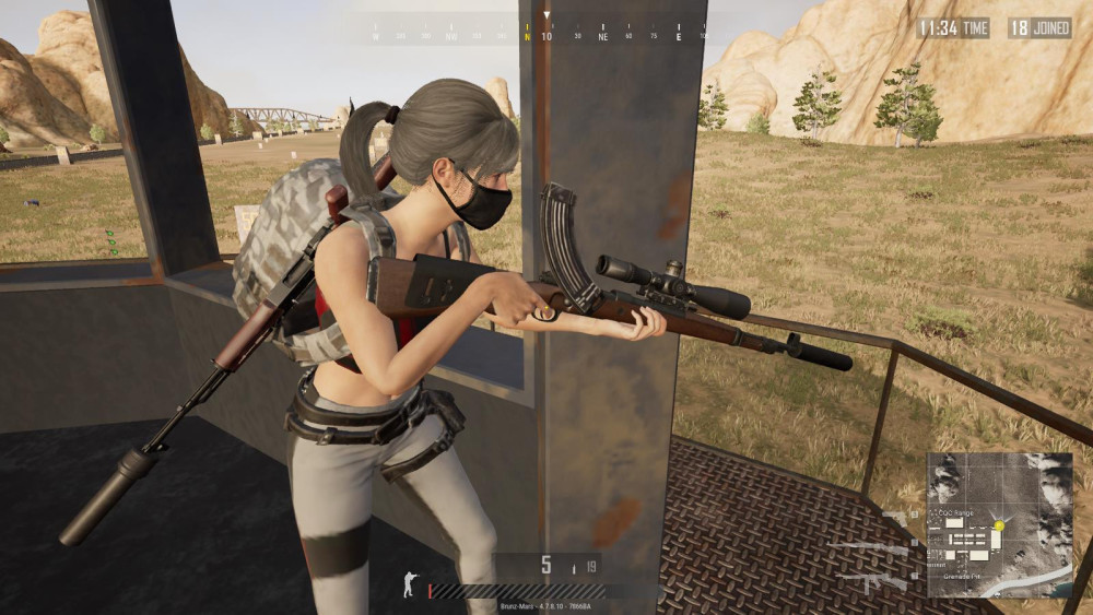 绝地求生训练场菜鸟最爱的4种玩法,图2招人烦,图4被蓝洞删除