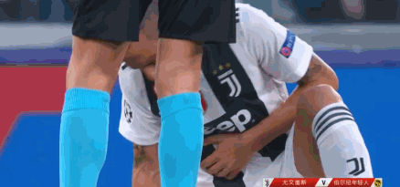 gif-迪巴拉弹射破门四两拨千斤 c罗乔治娜一同看台观战