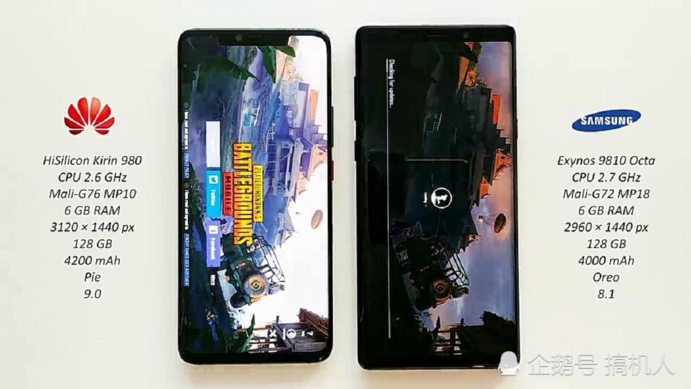 老外拿三星Note9单挑华为Mate20Pro:差距显而